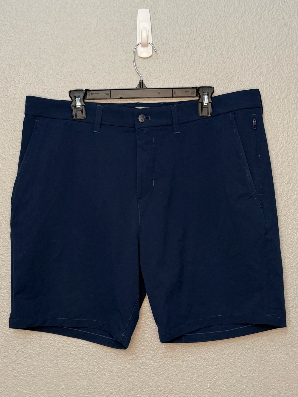 Birddogs | Formal Khaki Golf Shorts | True Navy | Waist 36” Inseam 7”